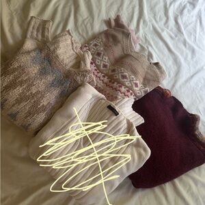 Cozy Women's Knit Sweater Bundle